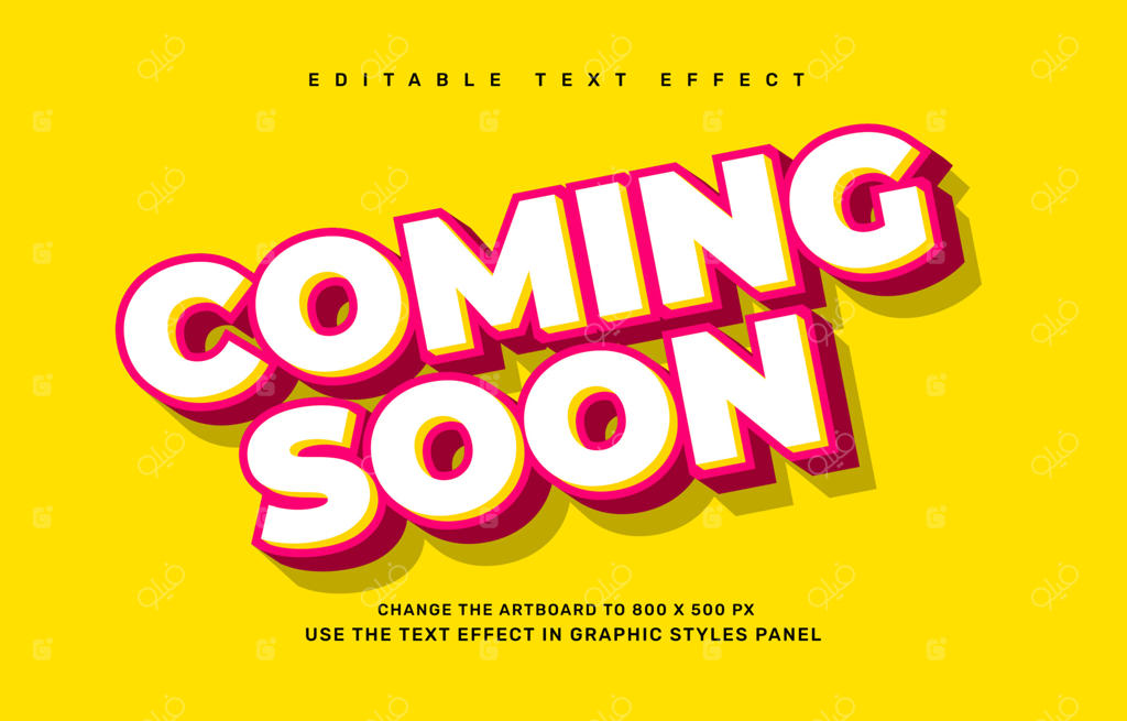 قالب افکت متنی قابل ویرایش به زودی منتشر می‌شود