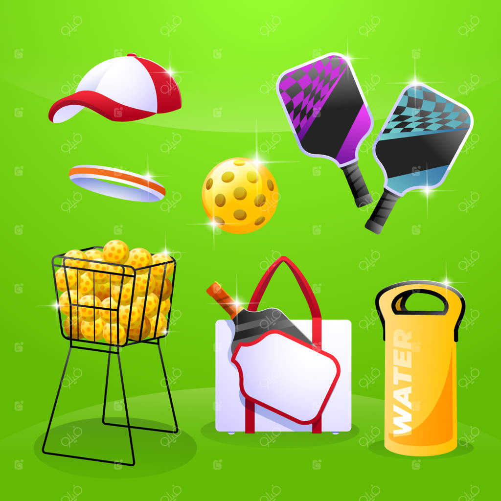 عناصر مجموعه پیکل‌بال