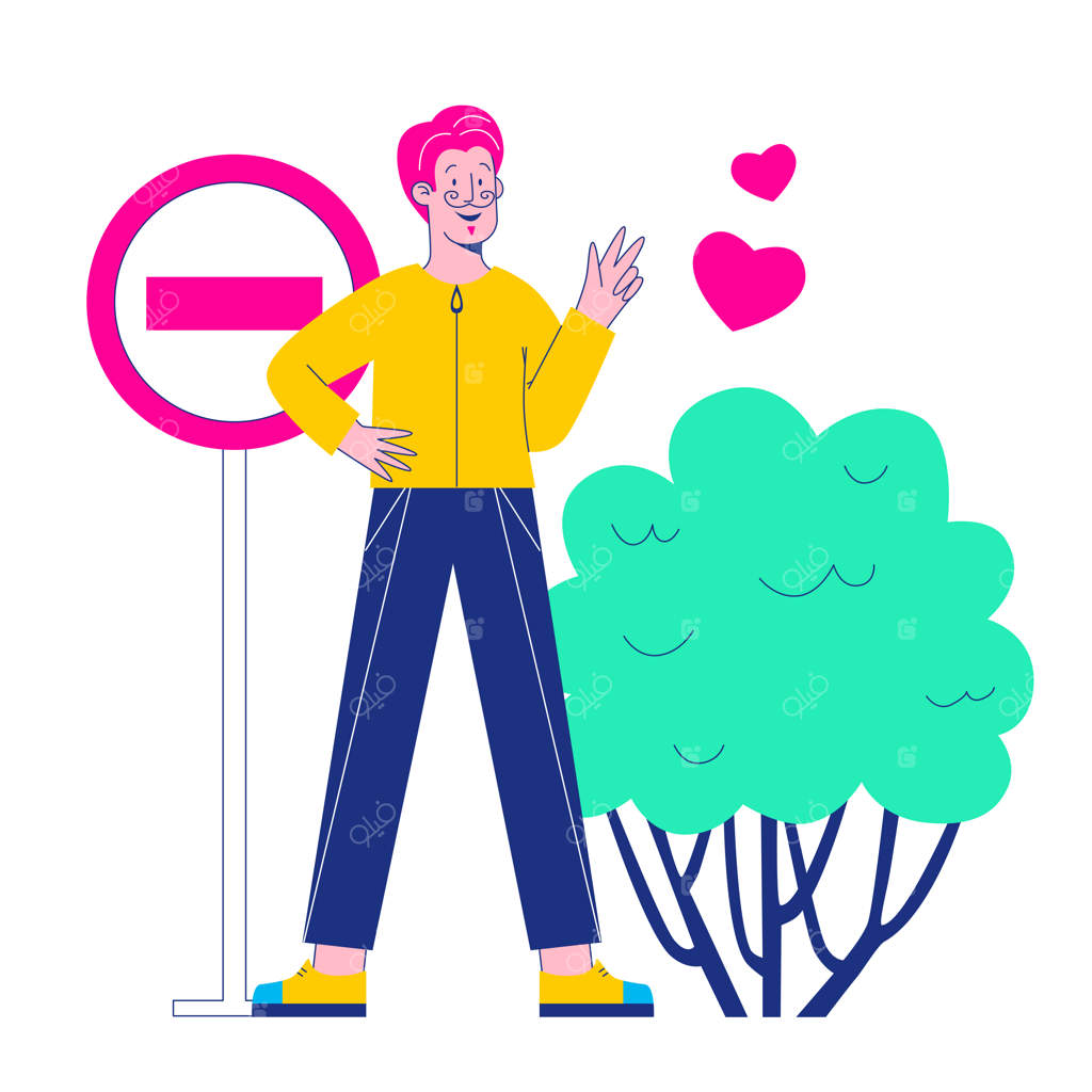 مرد ایستاده