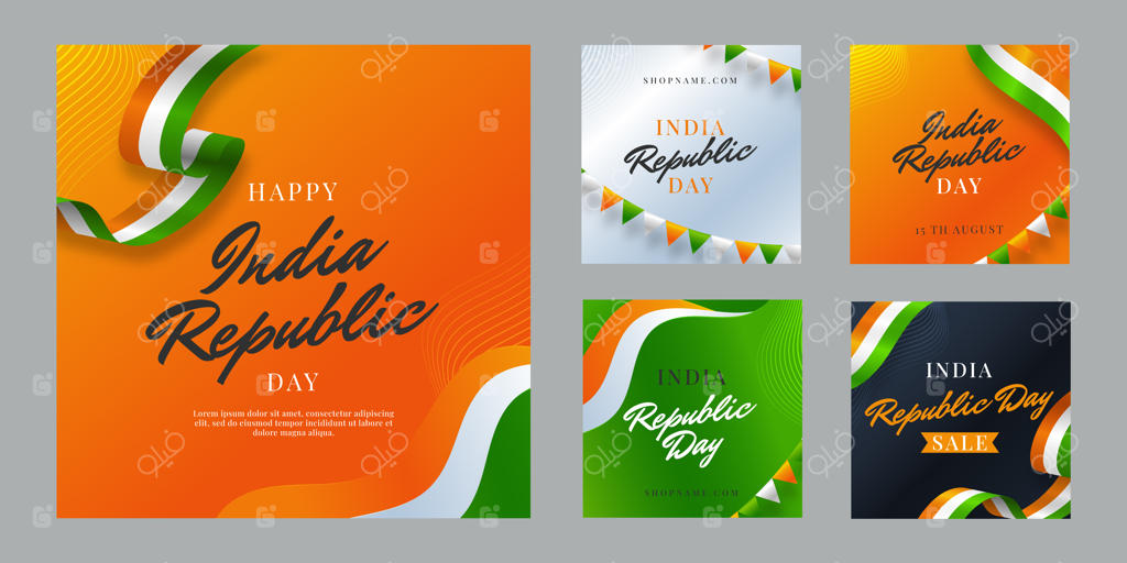 مجموعه پست‌های اینستاگرام برای جشن روز جمهوری هند