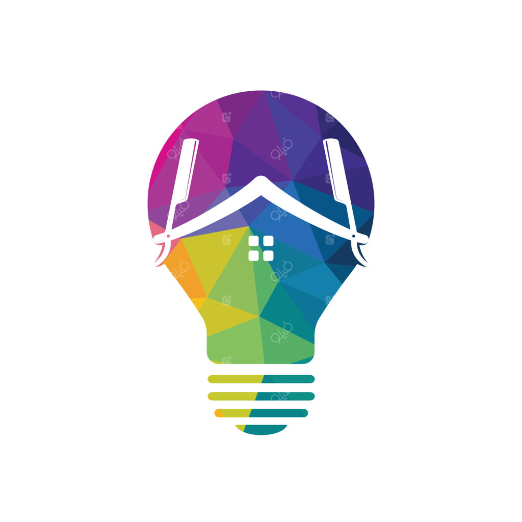 طراحی لوگوهای ایده آرایشگاه. قالب لوگو الهام‌بخش برای کوتاهی مو.