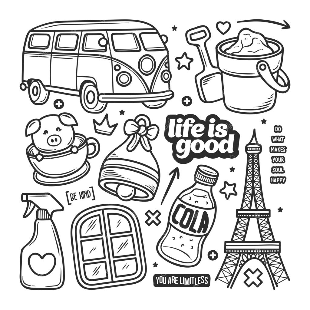 برچسب‌های طرح دست‌کشیده و نقاشی‌گونه