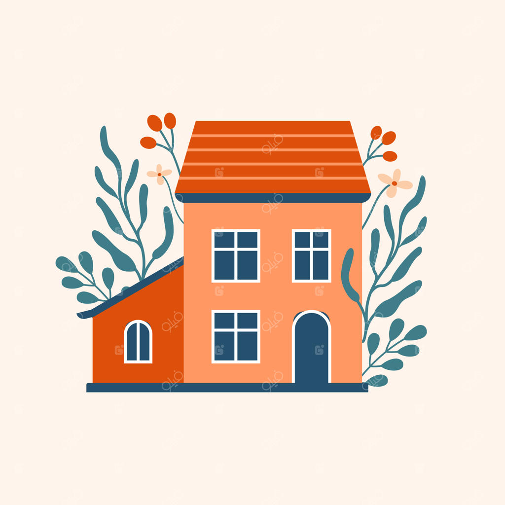 خانه روستایی با معماری کاتج‌کور و پوشش گیاهی برگ و توت، زندگی در مزرعه