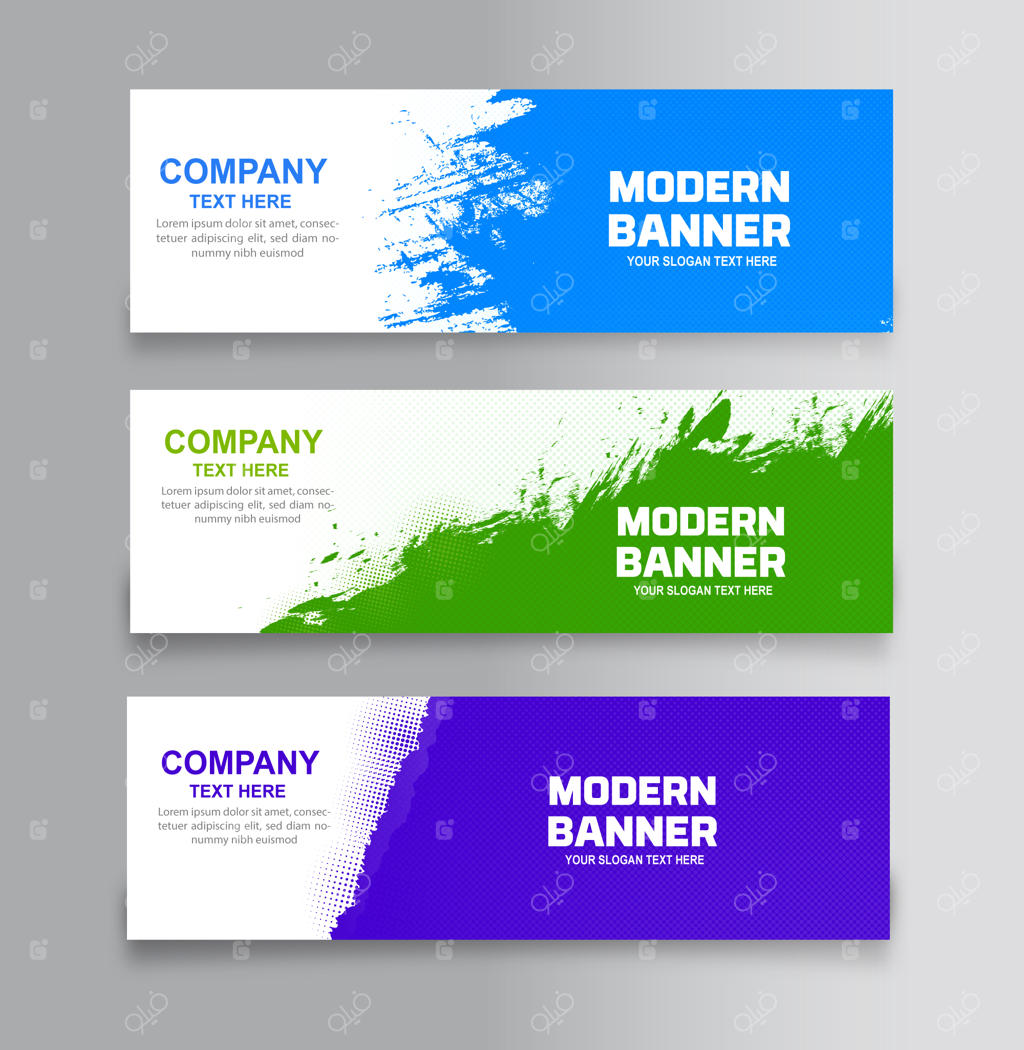 قالب طراحی بنر شرکتی مدرن