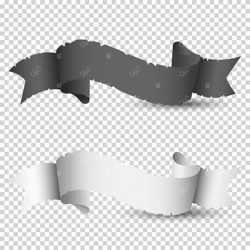 روبان، کاغذ قدیمی سیاه و سفید