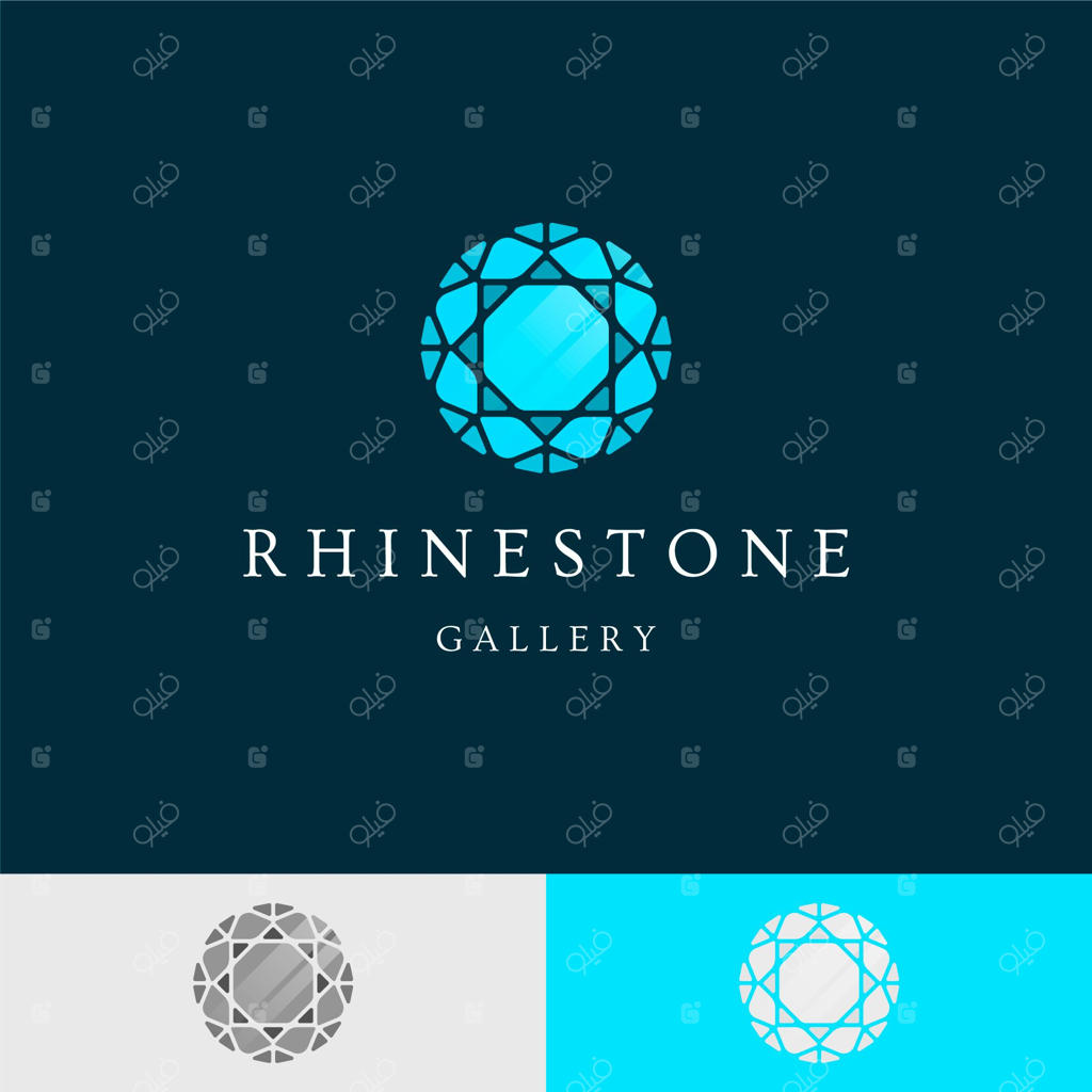 لوگوی شیک و الماس‌گونه برای شرکت