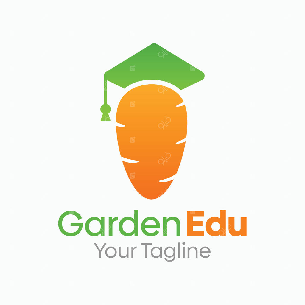 پترن طراحی لوگو آموزش باغبانی. مناسب برای کسب‌وکارها، آژانس‌ها، جوامع و سازمان‌ها