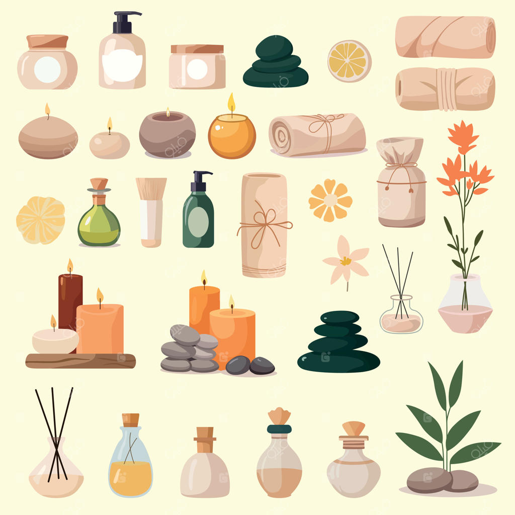 روغن‌های ضروری و لوازم اسپا برای آرامش و شادابی