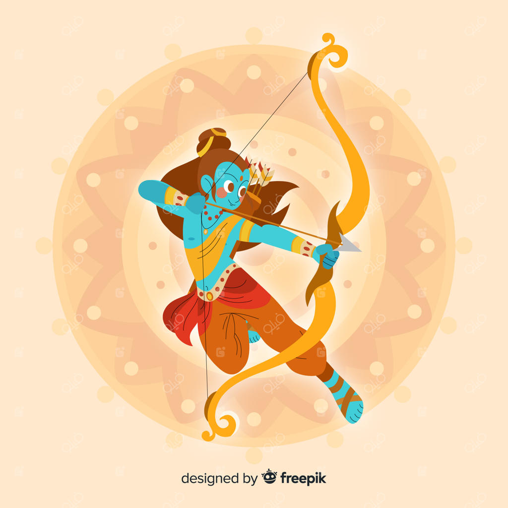 پیش‌زمینه دست‌کشیده جشن دوسهرا