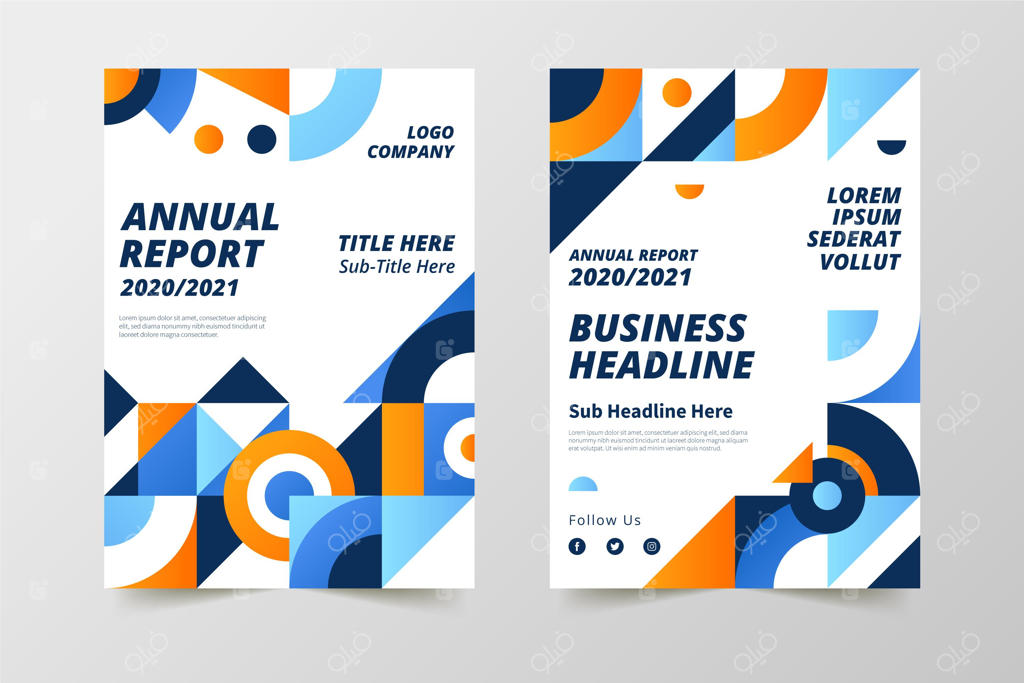 قالب‌های گزارش سالانه هندسی ۲۰۲۰/۲۰۲۱