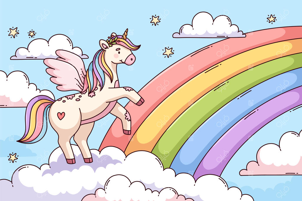 پس‌زمینه حیوانات سافاری با طراحی دستی