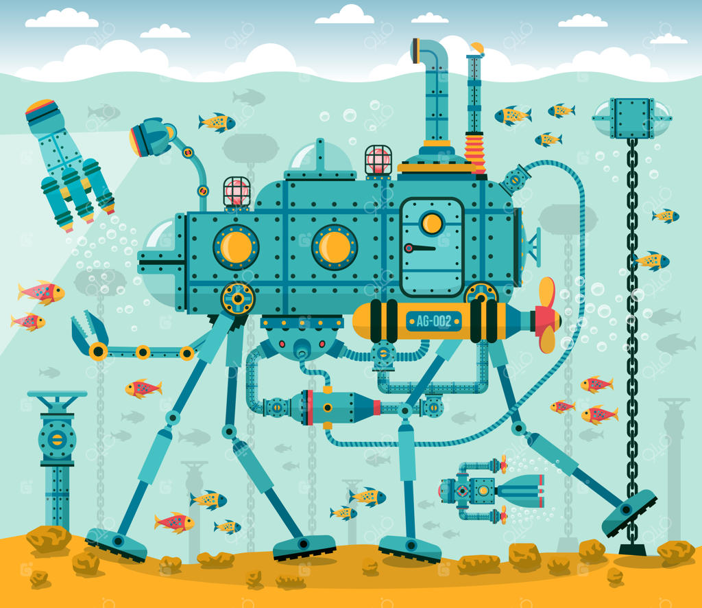 ماشین شگفت‌انگیز زیر آب