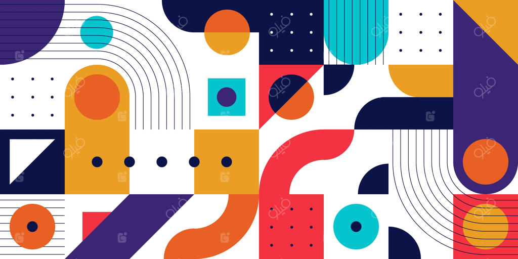 پس‌زمینه موزاییک مسطح