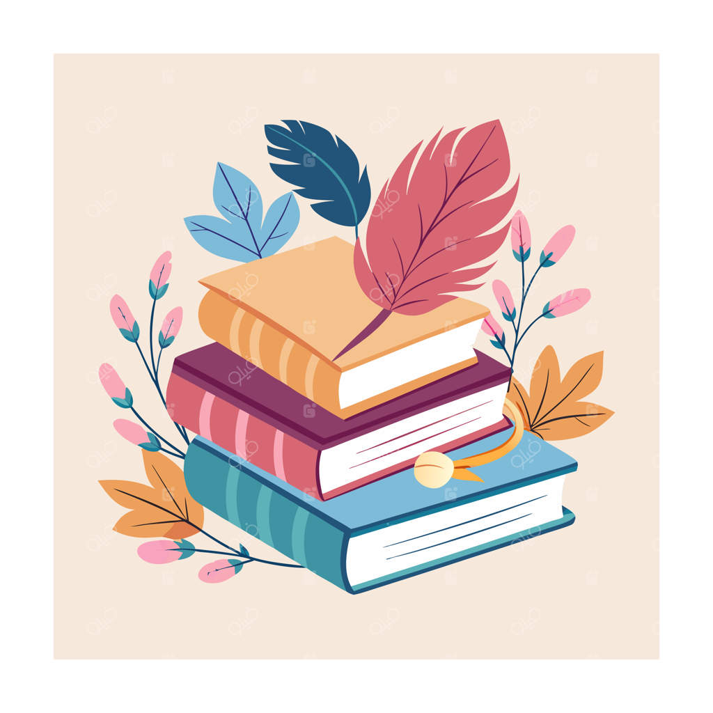 تصویرسازی کتاب‌ها به صورت تخت و مینیمال