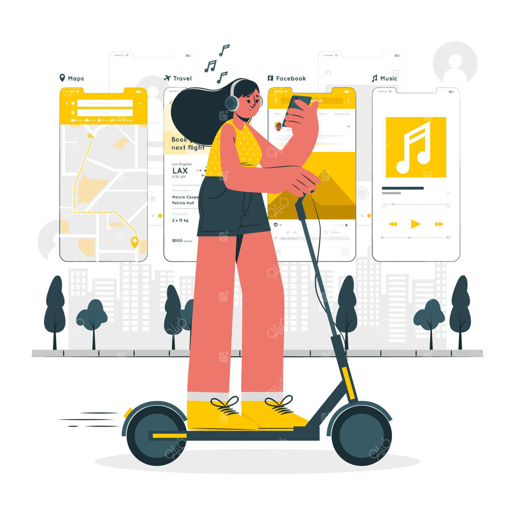 تصویری از مفهوم زندگی مدرن