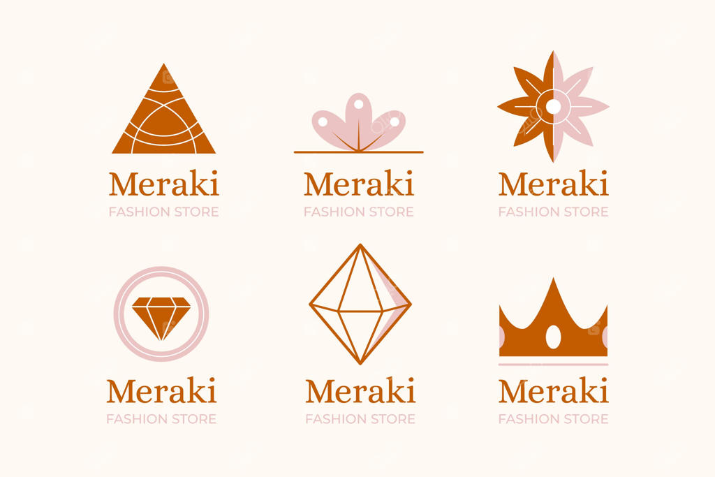 مجموعه لوگوی اکسسوری‌های مد