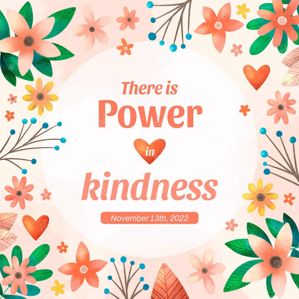 تصویرسازی روز جهانی مهربانی با آبرنگ