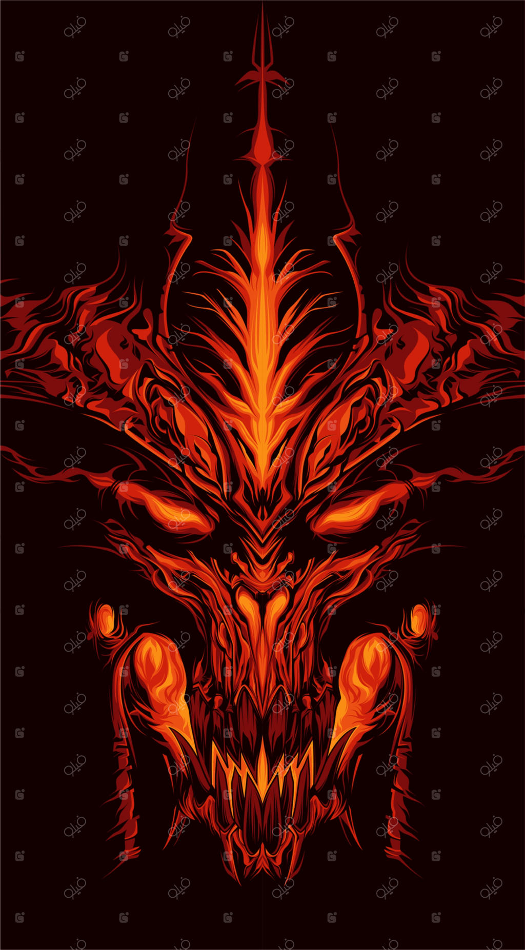 تصویرگری از دیو عفریت