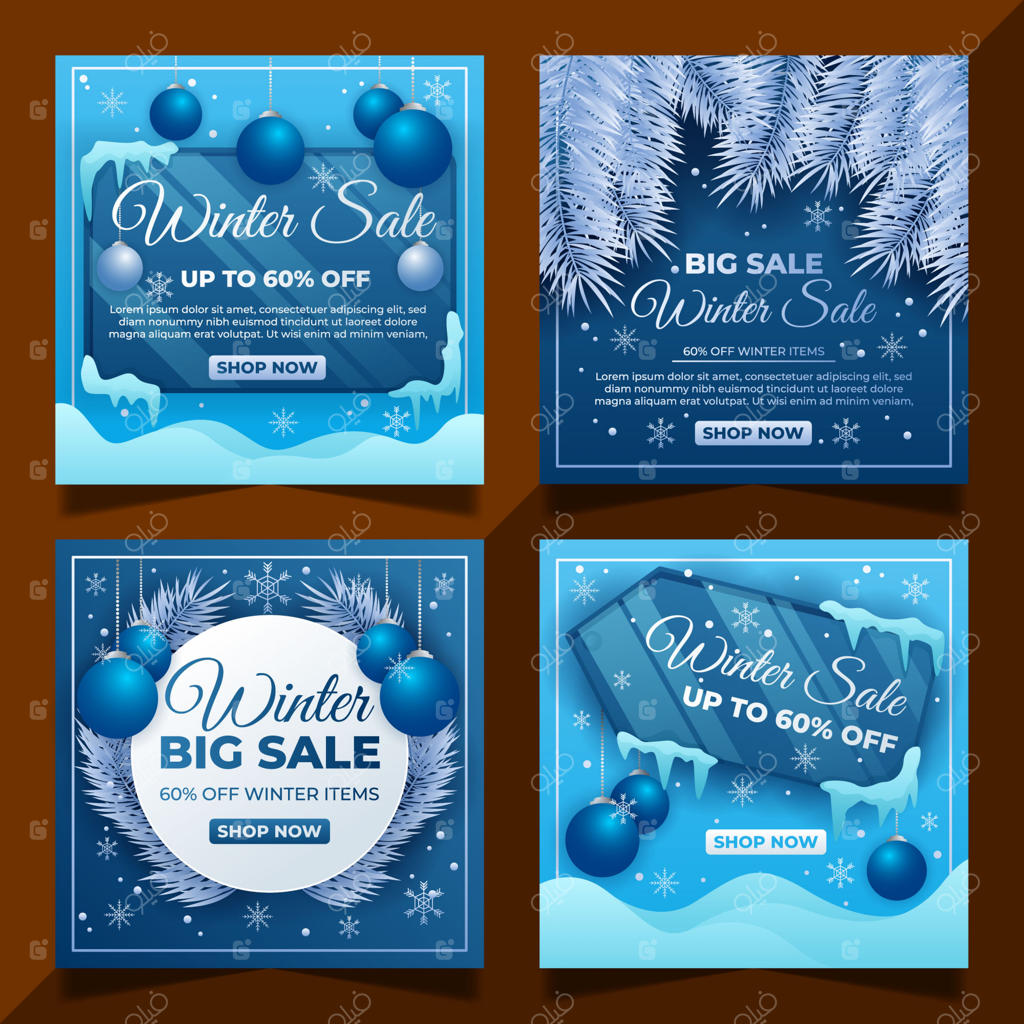 پست تخفیف زمستانی برای شبکه‌های اجتماعی