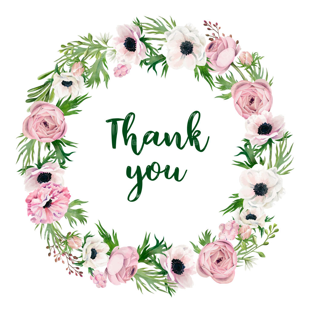 حلقه گیاهی گرد، نقاشی آبرنگی دستی