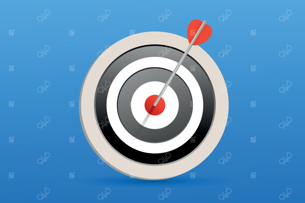 هدف با تیر و دارت - عناصر وکتوری