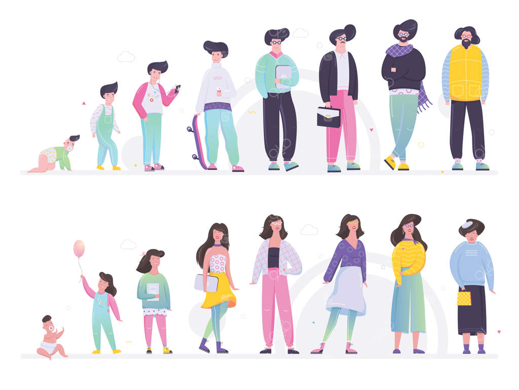 مجموعه نسل انسان. گردآوری از افراد مختلف