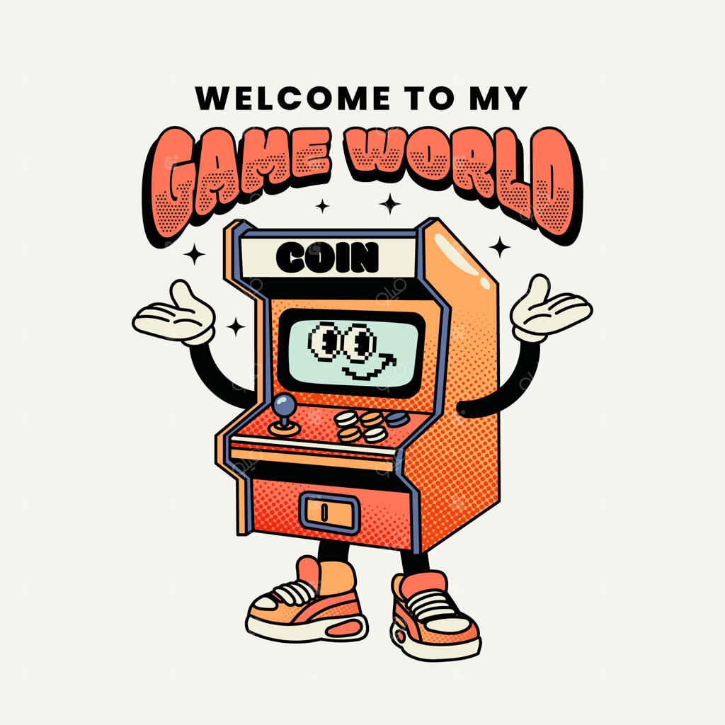 قالب لوگوی گیمینگ با طراحی دستی