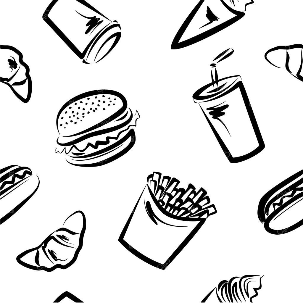 طرح‌های دستی فست فود