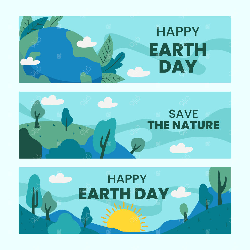 طرح پیشنهادی برای بنر روز زمین