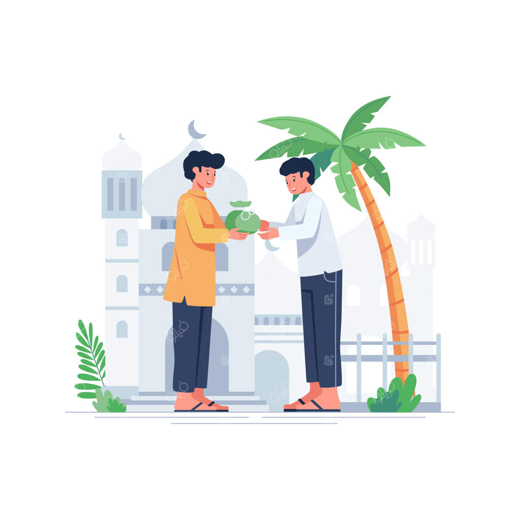 تصویر رمضان کریم: سبک زندگی مسلمانان در قالب شخصیت های کارتونی.