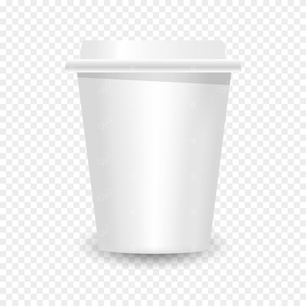 لیوان قهوه کاغذی ساده و واقع‌گرایانه