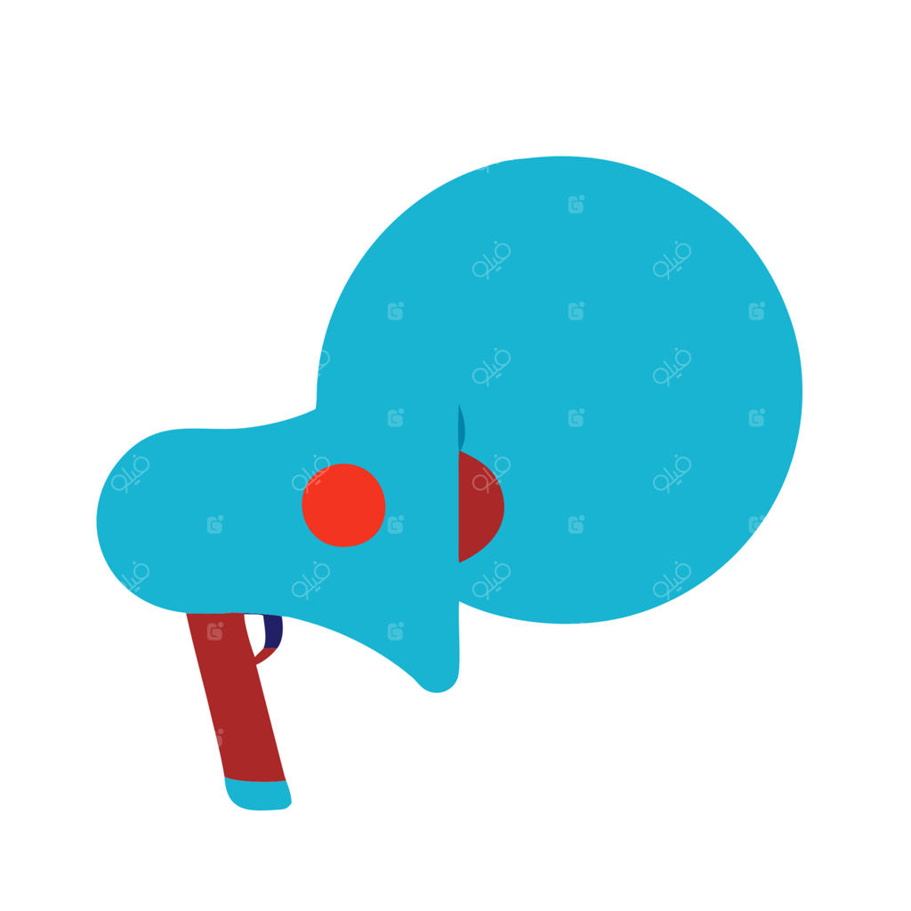 تصویرسازی وکتور لایه‌باز آیکون تخت رسانه با پس‌زمینه شفاف