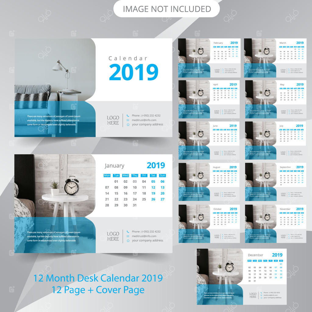 تقویم رومیزی ۲۰۱۹