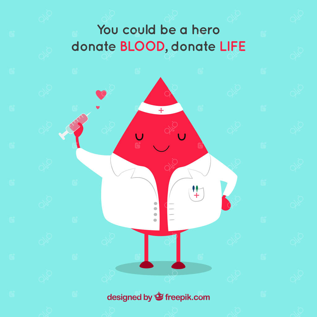 پس‌زمینه زیبا قطره خون