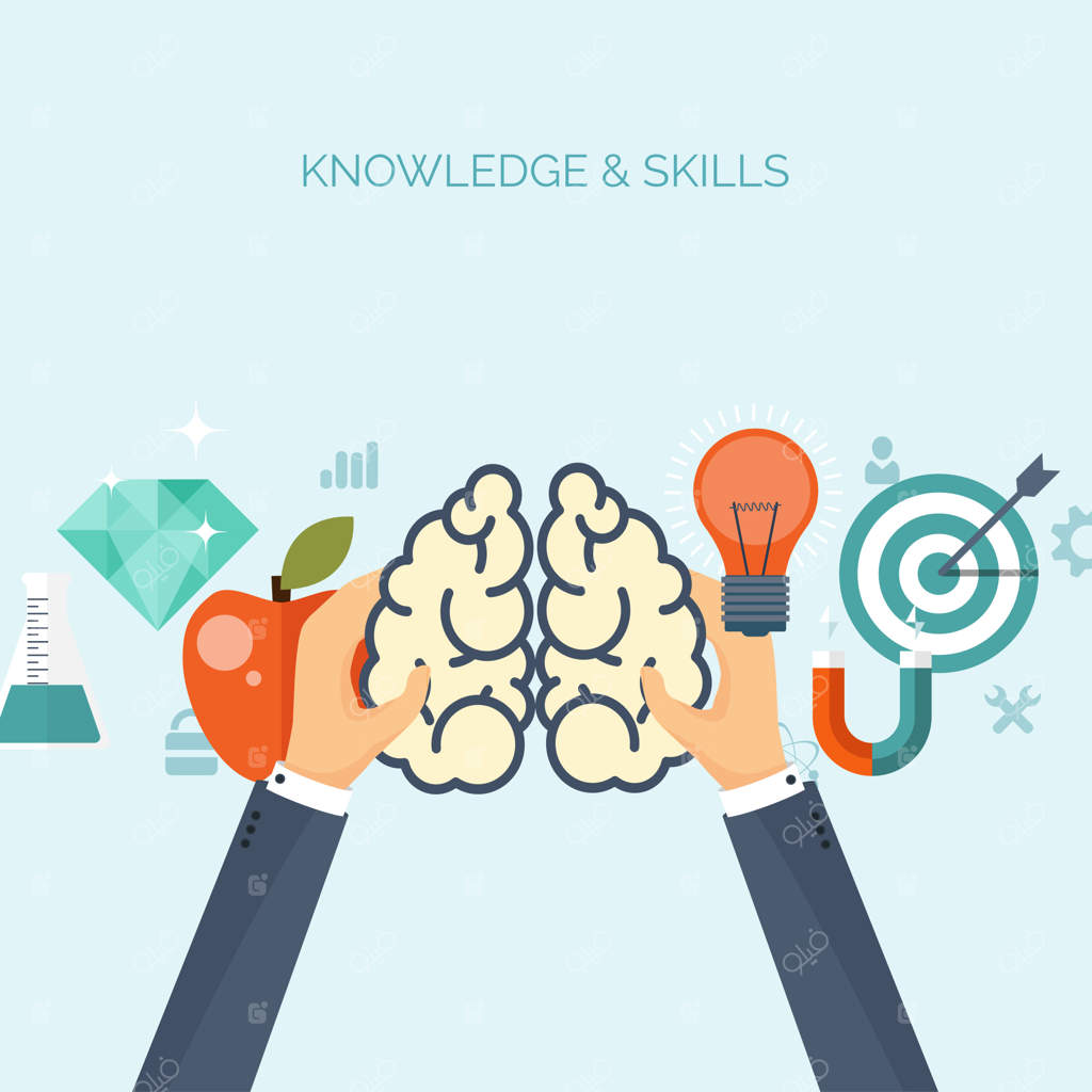 تصویرسازی وکتور تخت: رهبری در ایده‌پردازی، خلاقیت و کار تیمی