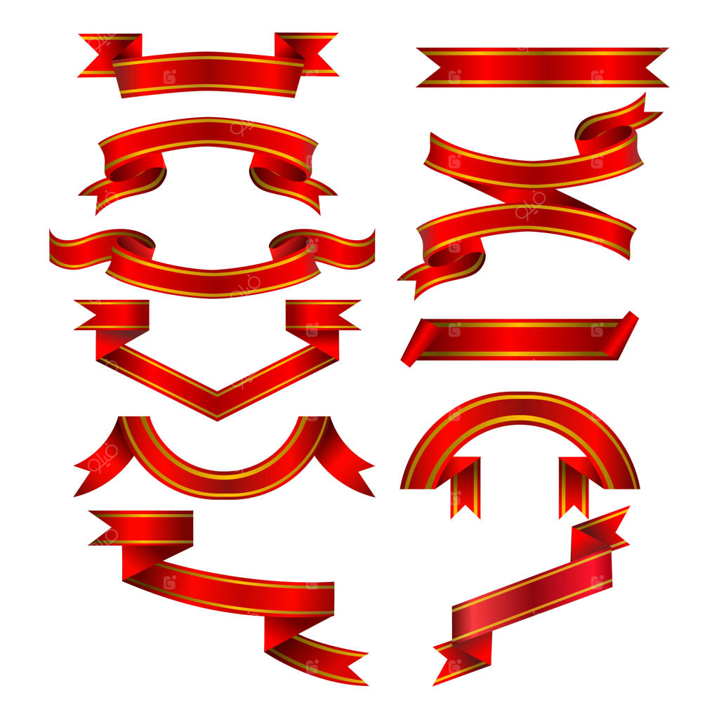 مجموعه روبان‌های قرمز