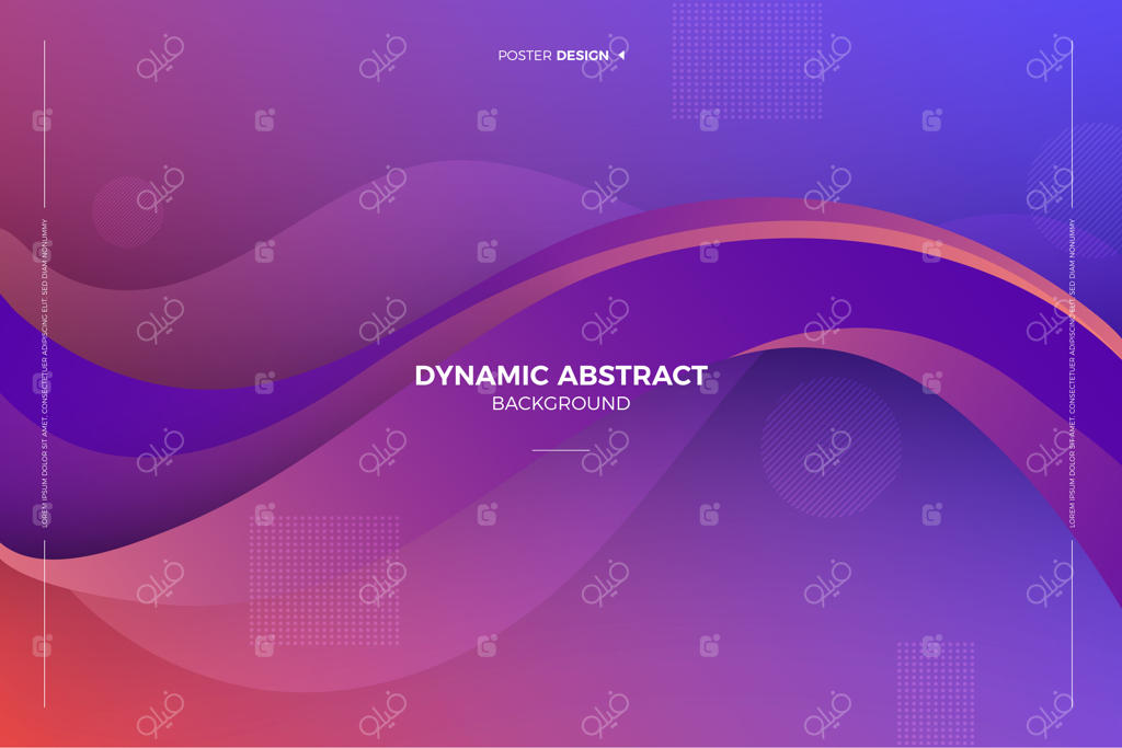 پس‌زمینه انتزاعی پویا