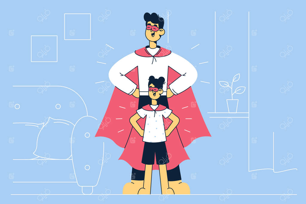 تصویرسازی بازی‌های شاد و کودکانه