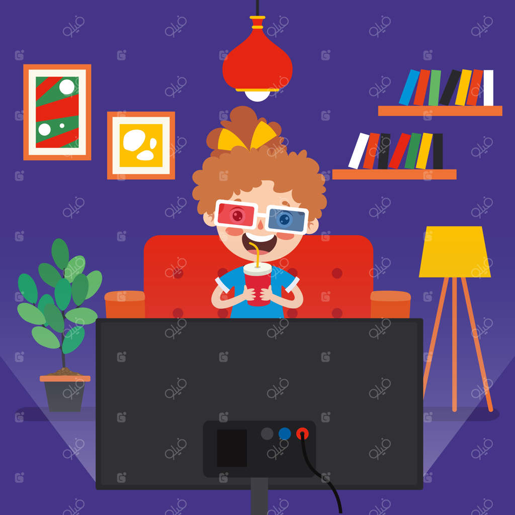 مفهوم سینما با شخصیت کارتونی