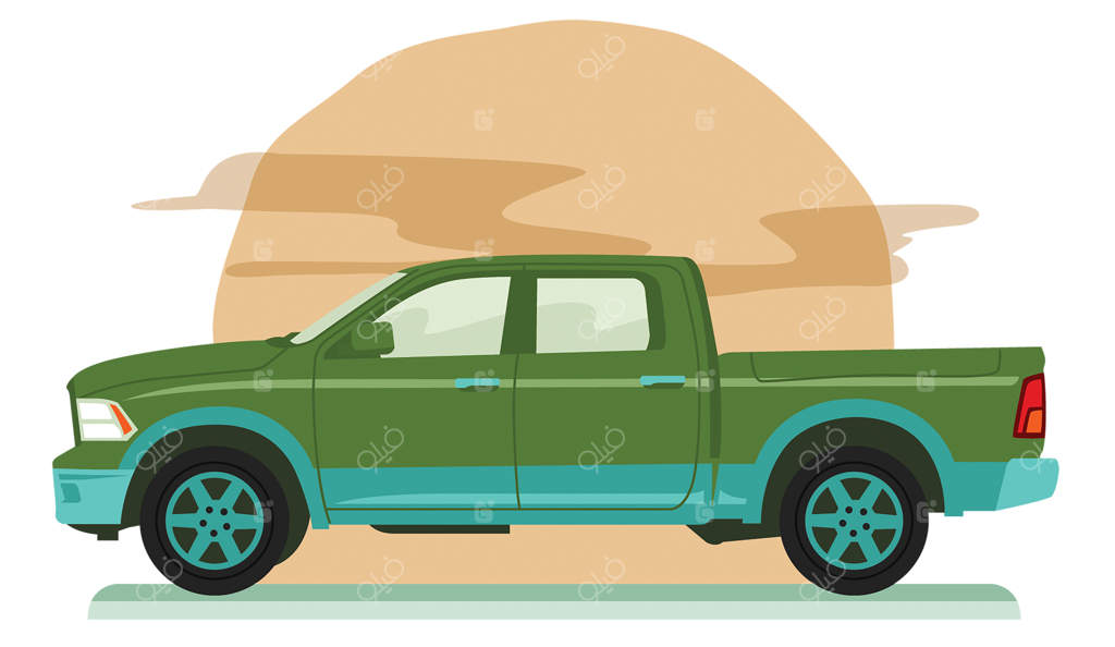 وانت بزرگ چهار چرخ متحرک