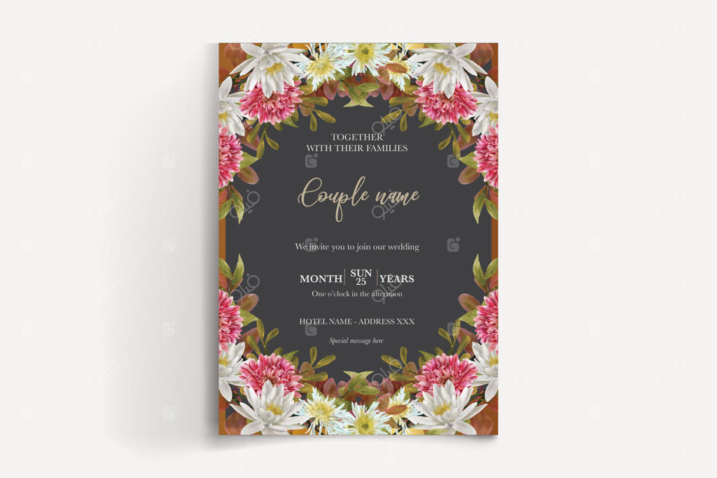 قالب‌های دعوت‌نامه عروسی