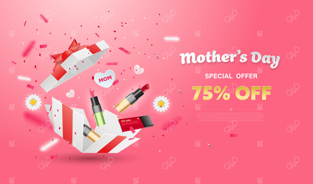 طراحی جعبه سوپرایز برای روز مادر