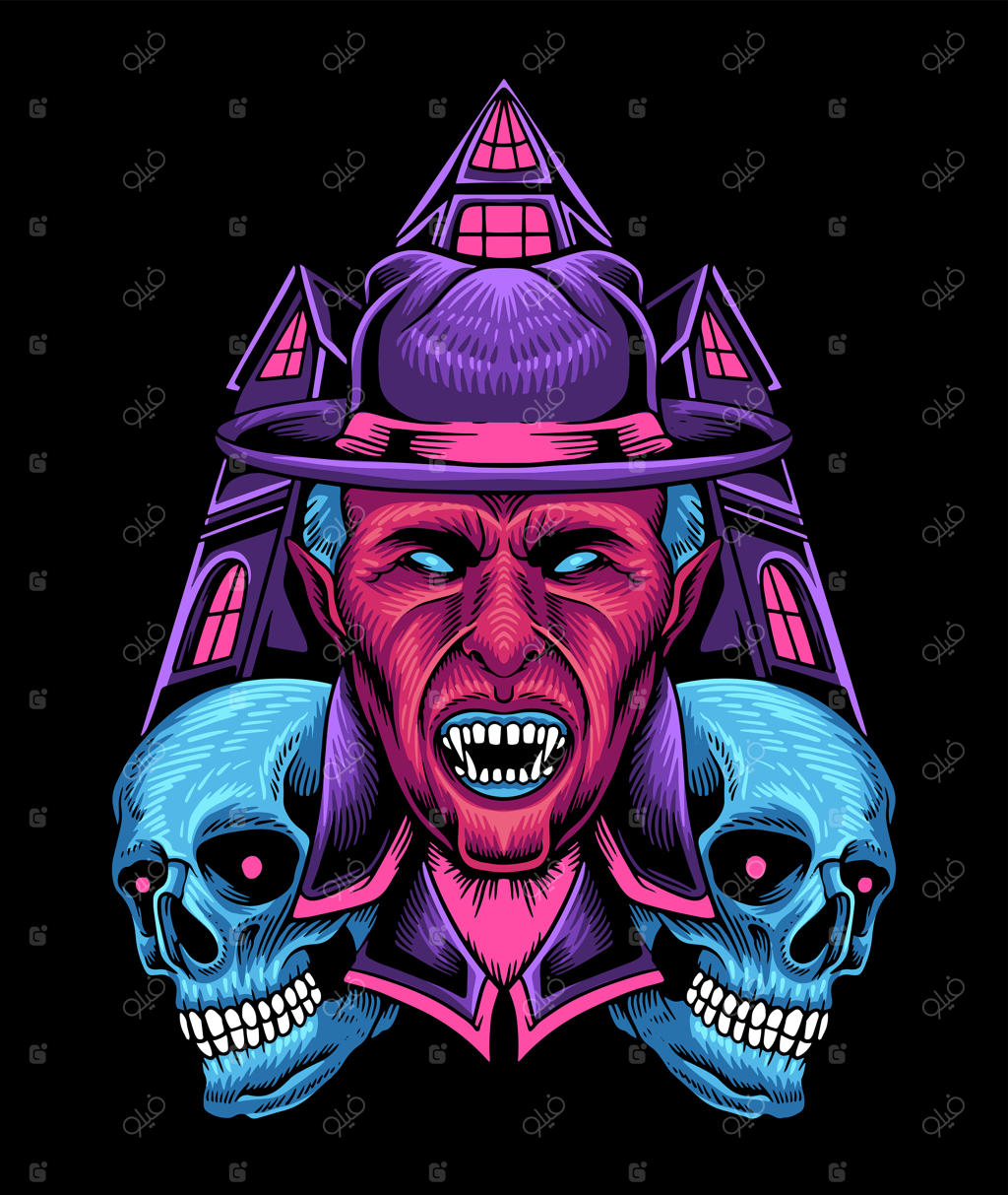 قلعهٔ جمجمهٔ خون‌آشام‌ها در هالووین