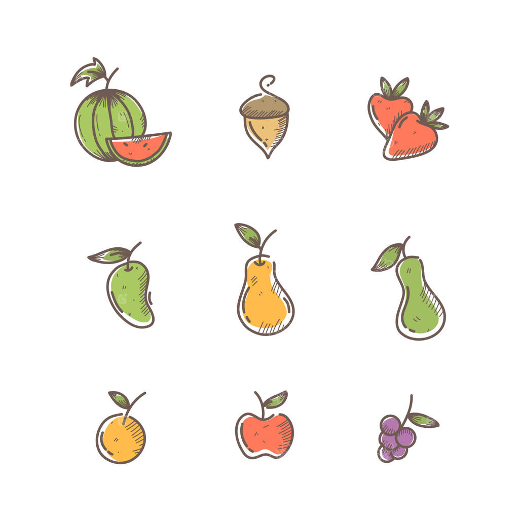 لوگوهای سبزیجات و باغ با عناصر طبیعی برای برندینگ و بازاریابی پایدار