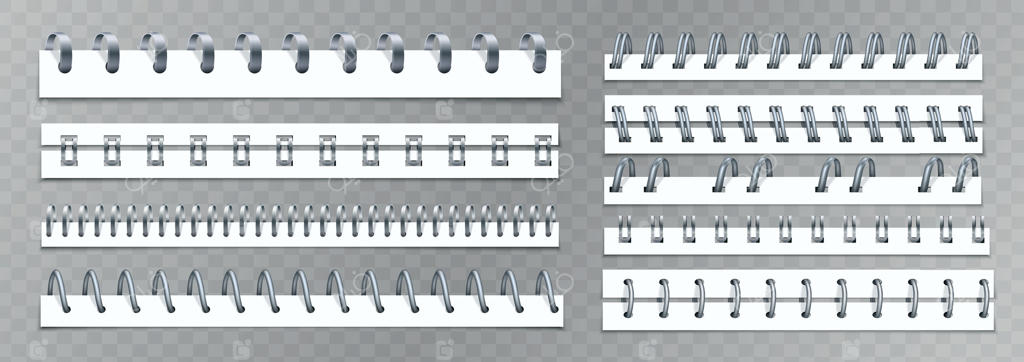 مجموعه واقعی گیره‌های فلزی