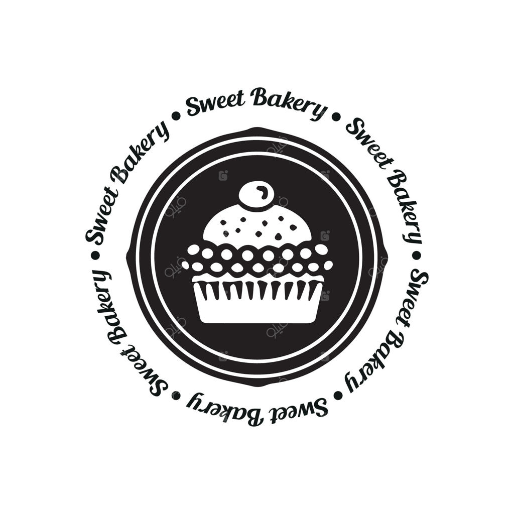 لوگوی شیرین کاپ‌کیک برای هر کسب‌و‌کاری، به‌ویژه قنادی، نانوایی، شیرینی‌فروشی و کافه