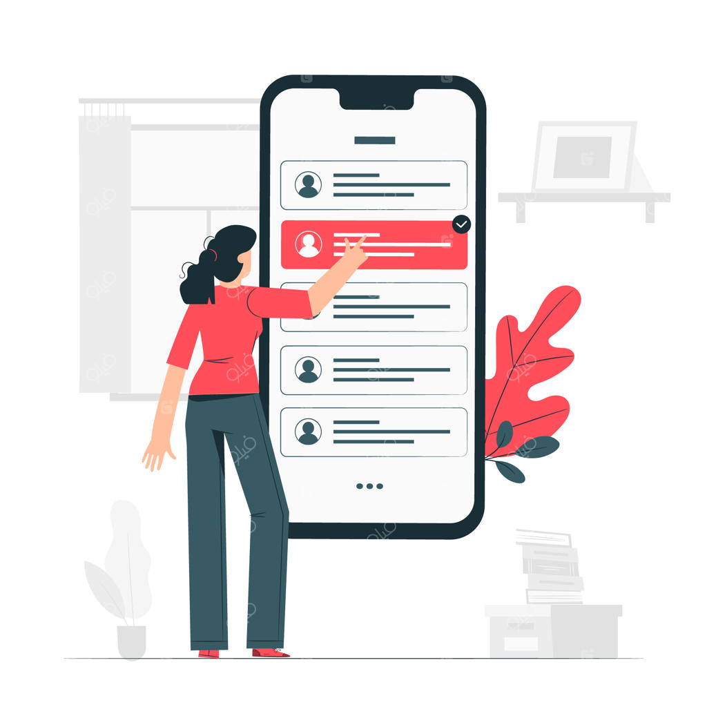 تصویرسازی مفهوم انتخاب