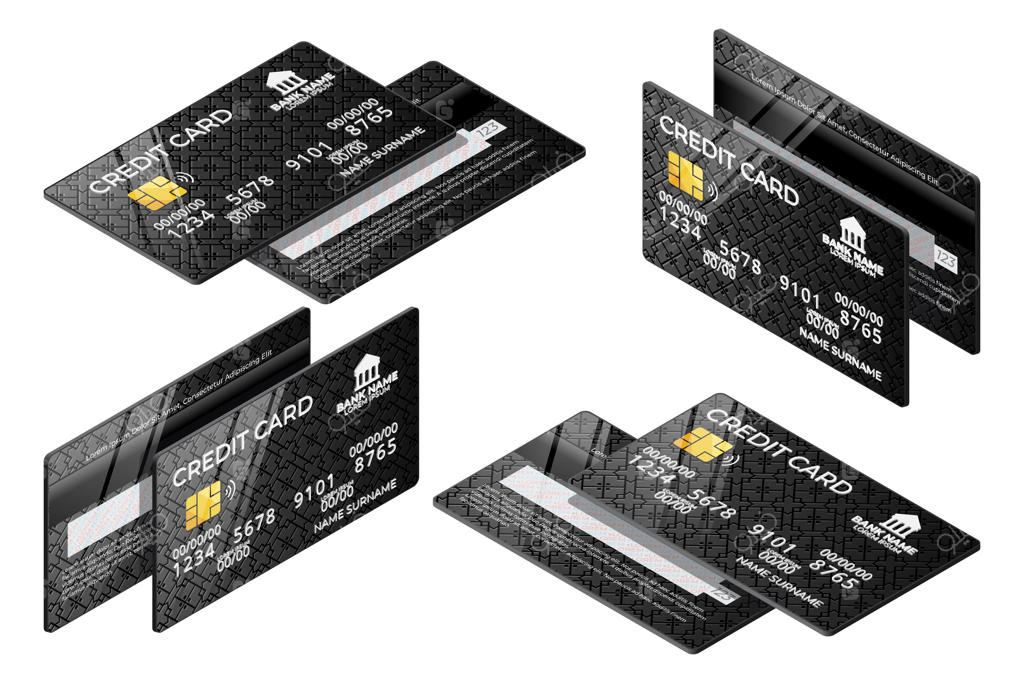 مجموعه کارت اعتباری ایزومتریک