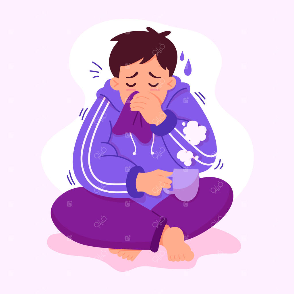 فردی سرما خورده