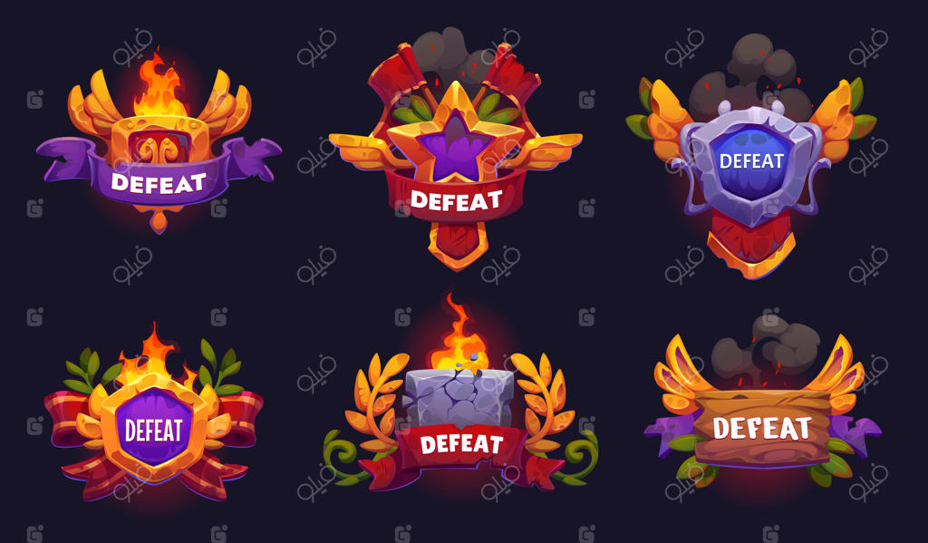 شکست آیکون‌های قاب بازی: تخته‌های چوبی، سنگی و ستاره‌ای